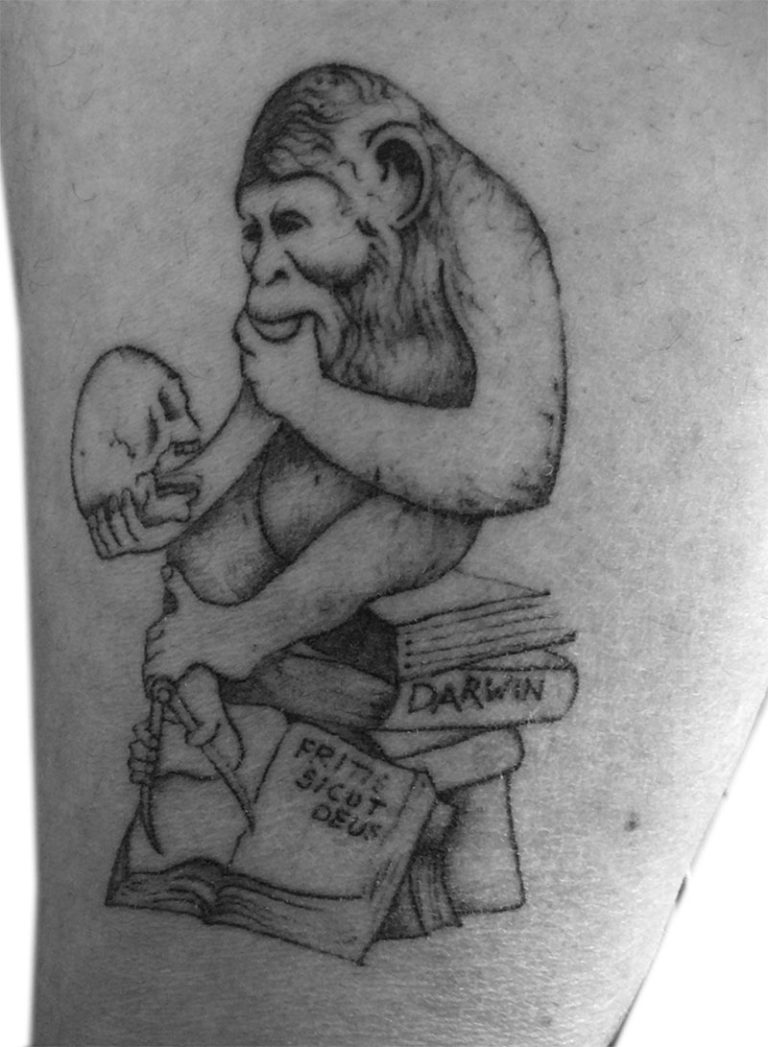 ape tattoo