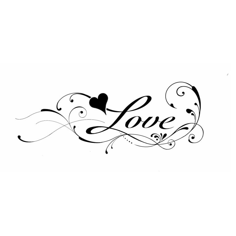 Love tattoo design